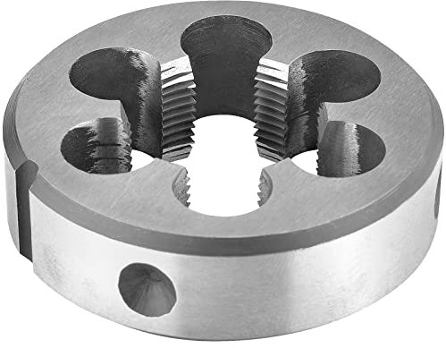 Burkit 1-3/8 Zoll-24 UNS Runde Gewindeschneider, 1-3/8 x 24 UNS Maschinengewinde-Schneideisen für Rechtshänder