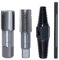 RUNYU 4 Stück Rohrgewindebohrer Set, 1/2 und 3/4 Zoll Gewindeschneider, Doppelkopf Schraubenausdreher mit Metallstange, Profi Gewindebohrer für Reparaturgewinde