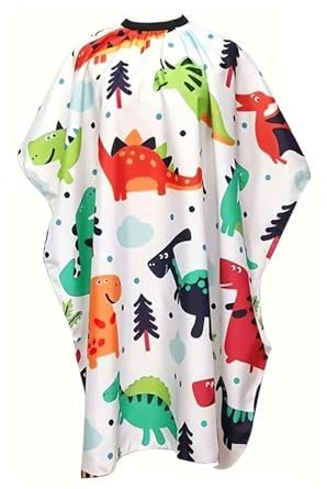 Okaywork Mantella Parrucchiere per Bambino,mantellina per taglio capelli Impermeabile Barbiere con Chiusura a Scatto Regolabile, Mantella per Capelli per Bambini, Mantelle Taglio barbiere accessori