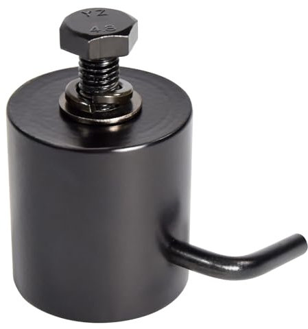 QTX | Heavy-Duty 35mm Speaker Stand Metal Top Cap with Secure Locking Bolt - Ideal for Mounting Lights and Effects onto your Speaker stand | 35mm Stand Top Cap Black
