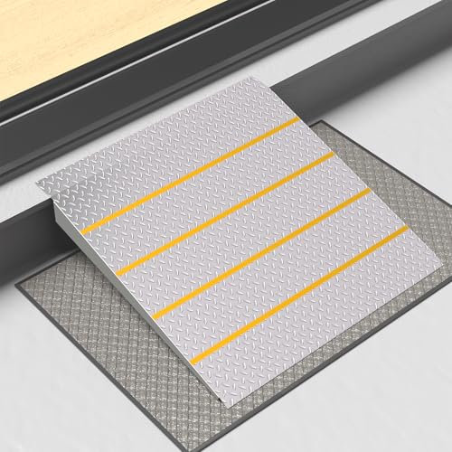 2 to 6 H Rise Adjustable Door Threshold Ramp for Elderly Wheelchairs