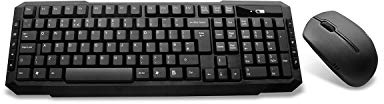 CiT EZ-Touch Wireless Keyboard and Mouse Set - Black