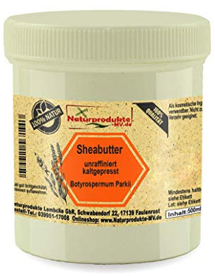 1kg Sheabutter unraffiniert kaltgepresst 1000g roh naturbelassen Shea Butter BalticNatura