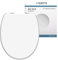 SCHÜTTE Sitz Duroplast, Toilettensitz mit Absenkautomatik, passend für alle handelsüblichen WC-Becken, maximale Belastung der Klobrille 150 kg, 82100 Weiß, White_2