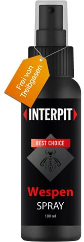 Interpit® Wespen Spray - das Abwehr Spray für Innen + Aussen gegen die Wespenzeit mit dem Wespenspray, Schutz im Garten