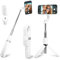 CELLONIC Perche à selfie 2 en 1 et trépied – Perche à selfie extensible de 1 m de long et trépied pliable avec télécommande Bluetooth pour téléphone portable et appareil photo compatible avec iPhone,