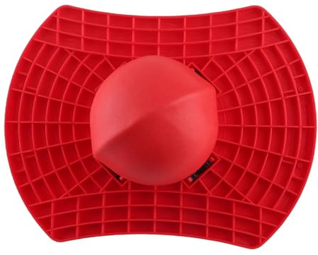 SPYMINNPOO Pogo Stick Pogo Ball, Materiale ABS, Pedale Antiscivolo, Divertente per Bambini dai 4 Anni in su, attività al Coperto e all'aperto (Rosso)