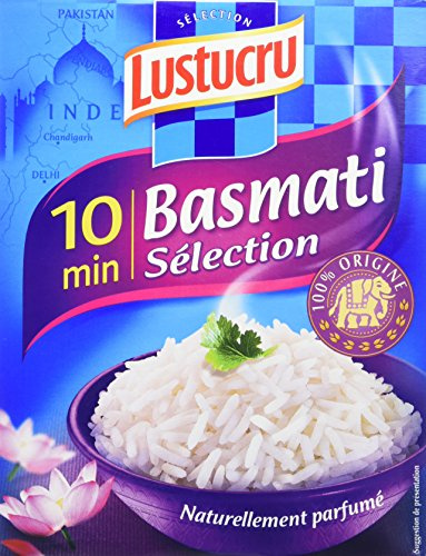 Lustucru Riz Basmati 10 Minutes 900 g - Lot de 3