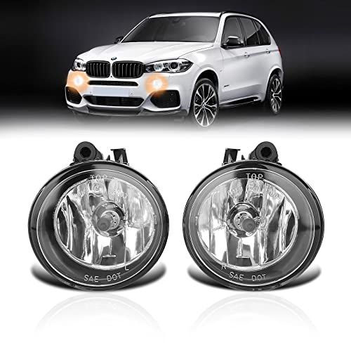 TangMiGe - Feux anti-brouillard compatibles avec BMW X1 X2 X3 X4 X5 X6 (F48 F39 F25 F26 F15 F16), 2010-2019, non utilisé en combinaison avec les phares adaptatifs, 1 Paire Phares antibrouillard