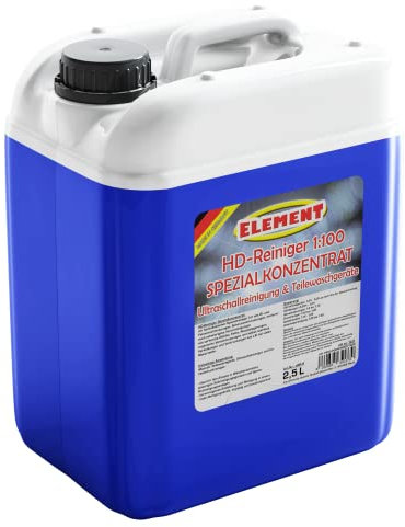 Pulitore ad ultrasuoni alcalino | concentrato 1:100 | detergente parti | sgrassatore | 2,5 litri | concentrato per la pulizia di parti auto | ad esempio carburatori, teste cilindri, iniettori,