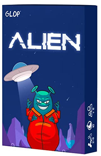 Glop Alien, Juegos de Mesa para Adultos y Niños, Juego de Cartas Educativo y Divertido para la Familia, Regalo para Todas las Edades, Diversión en Reuniones, Fiesta y Noche de Juego, Para Niños, Niñas