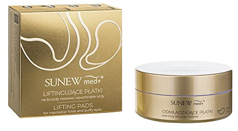 Rejuvenating pads under the eyes and on the nasal folds, lifting, moisturizing