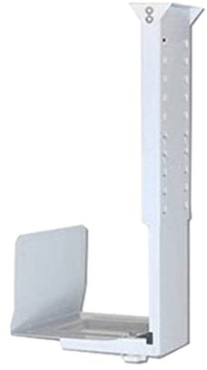 ZHCHAO Support De Boîtier PC Universel sous Le Mur du Bureau Support CPU Latéral Ordinateur Central Réglable(Svart)