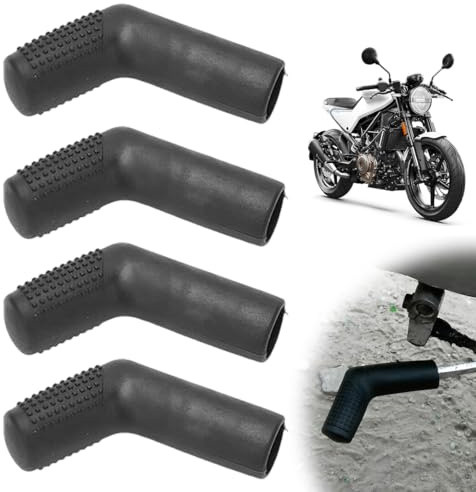 SULIUDAJI 4 Piezas Protector Silicone Premium para Moto y Cambio Marchas Zapatos Zapatillas y Palanca de Cambios Accesorios Para Moto Funda Pedal En Goma