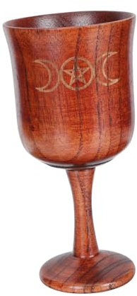 Ciieeo Copa De Cáliz Santo Copa De Madera Para Adoración De Lujo Para Colección Hogar