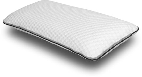 Sleezzz® Smart höjd- och hårdhetsgrad justerbar ortopedisk nackstödskudde, 33 x 75 cm, treskiktsfyllning, tvättbar, lämplig för allergiker