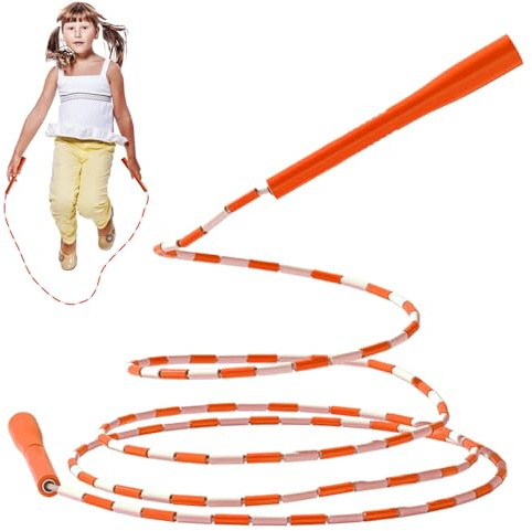 Beaded Jump Rope, pärlor Jump Rope Vuxen | Justerbart viktat hopprep - Utomhus Sport och underhållning Playground School Park
