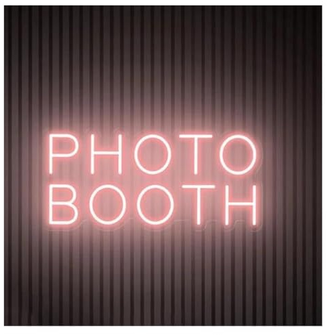 XENITE Luces Art Decoration Christmas Letrero De Neón Photo Booth rótulo Para Estudio Fotográfico 40x19cm(Rosa)