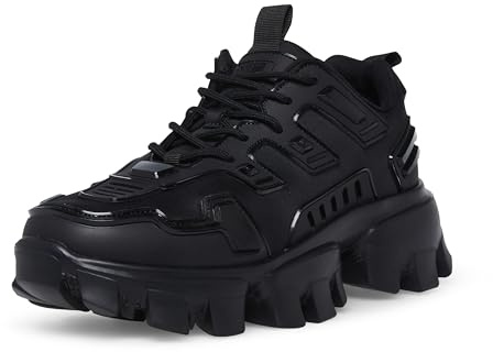 Steve Madden Men's Ponce Sneaker, Black, 11 UK