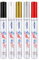 LEMEITU Permanent Marker Wasserfeste Stifte:5 Farben Permanentmarker, Glasstifte und Lackstifte zum Zeichnen auf Stein, Metall, Kunststoff, Tassen, Holz, Keramik, und Reifen, Farbechte Marker