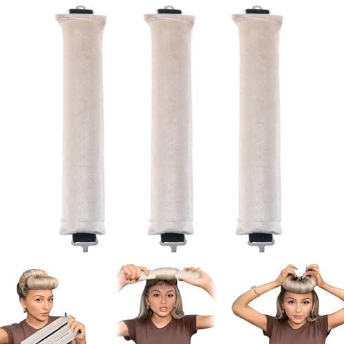 Confezione Da 3 Riccioli Senza Bigodini Termici, Fascia Arricciacapelli Fascia Riccioli Notturni Senza Calore, Per Tutti Tipi Capelli Medi Lunghi Utilizzare Bigodino Fai Da Te Senza Calore (Beige).