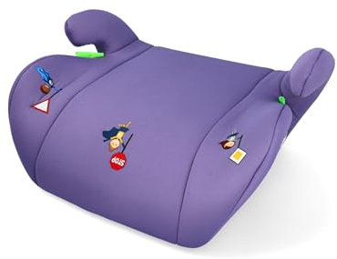 cartrend Kids Kindersitzerhöhung, Zertifiziert nach DIN ECE R129, für 125–150 cm Körpergröße, verbesserter Seitenaufpallschutz, ergonomisch, lila