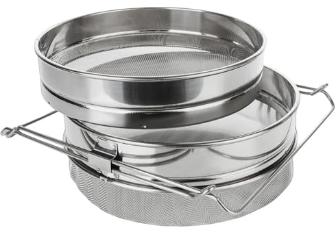 Estrattore di , setaccio per a doppio strato, filtro per apicoltura in acciaio inox, multifunzionale, materiale per la raccolta delle , filtro per filtrare le impurità