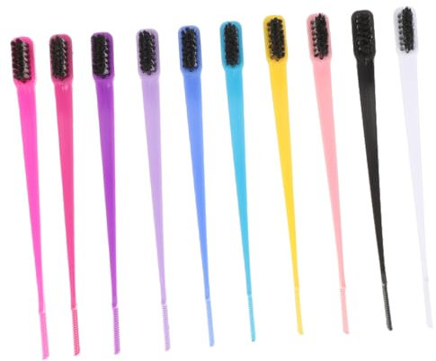 DECOMELODY 10stücke Teiliges Augenbrauenbürsten Und Wimpernkämme Multifunktionale Schönheitswerkzeuge Für Präzises Styling Und Pflege Von Augenbrauen Und Wimpern Für Zuhause Und Salons