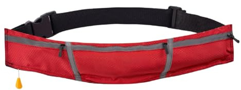 Cinturón de natación para Adultos Mujeres | 150n Cinturón de natación de flotabilidad: Anillo Inflable Que Salva Vidas de Supervivencia portátil Float Reflectante para Pescar Aguas Abiertas