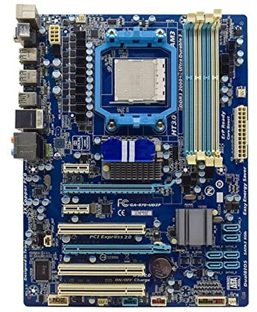 datormoderkort Fit For GIGABYTE GA-870-UD3P Desktop moderkortsuttag AM3 + DDR3 16GB SATA 3 USB2.0 ATX Stödfeno mii Cpus Atx Placa-mãe