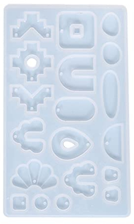 Moules à boucles d'oreilles en forme de rayures brillantes pour femmes et filles, bijoux tendance en silicone époxy pour boucles d'oreilles