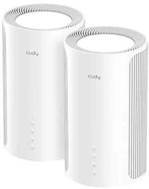 Cudy BE6500 WiFi 7 Système Mesh Bi-Bande 230m² 2.5G Routeur M6500 2 Pack