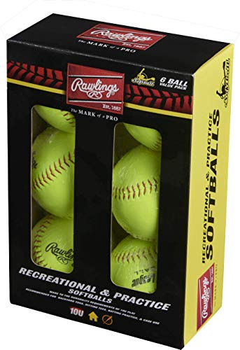 Rawlings | Official League Recreational Softballs | YWCS11 | 11 | 6 Count