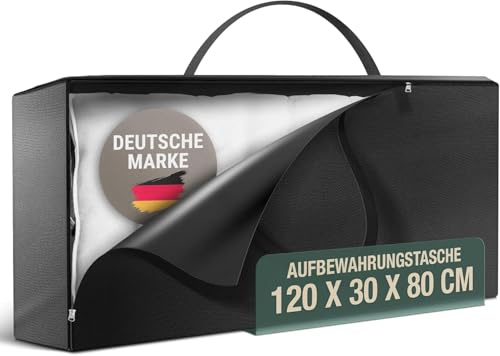 Pallet Cushion Storage 120 x 30 x 80 cm Storage Bag XXL Oxford Polyester 600D Black Water-Repellent Garden Cushion Bag Large Euro Pallets Protective Cover Celeko Home