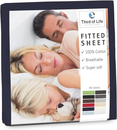 Spannbettlaken 160x200 cm aus 100% natürlicher Baumwolle I Das atmungsaktive & fusselfreie Bettlaken ALBA ist elastisch & weich I Designed in Germany I Langlebiger Jersey-Bettbezug I 160x200cm