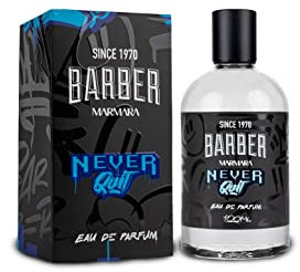 BARBER MARMARA NEVER QUIT Eau de Parfüm Natural Spray Men 100ml – Herren Parfüm – männer parfüm - parfum herren - Intensiver Langanhaltender Duft - herrenparfum - Frischer Holziger Duft