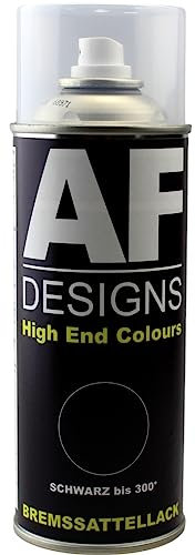 Alex Flittner Designs Vernice per pinza freno nera resistente al calore 300° vernice termica 400ml spray