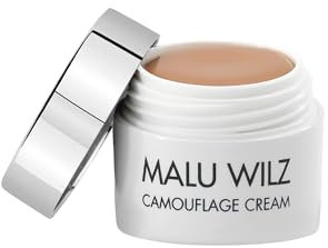 Malu Wilz Camouflage Cream Nr. 03 Caramel Luxury 5g I Camouflage Make up stark deckend I Wasserfeste Concealer Creme für jeden Hauttyp I Zum Abdecken von Tattoos und Hautanomalien