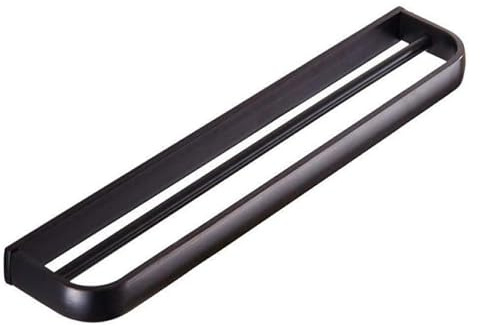 Towel Racks Towel Shelfs,Bathroom Brass Simple Bath Lounger Towel Black Antique Hanging Double Towel Rack