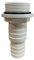 HAF® 1x ABS Schlauchtülle O-Ring mit 32 und 38mm Schlauchtüllen x 1 1/2 Außengewinde inkl. 1x Edelstahl Schlauchschelle für Pool Pumpenanschluss...Qualität: Made in Europe