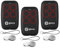 gloca 3x Telecomando Apricancello Easy Garage Auto-Apprendente 4 Canali Frequenza 433 Mhz NO ROLLING CODE (no codice variabile)