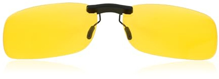 cupeohome Polarized Clip on Night Driving Glasses Anti Headlight Glare for Men Women, Polarized Clip On Sunglasses for Driving, Fishing, Running, Cycling, Polarised UV Protected, Fits all Glasses