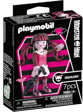 PLAYMOBIL | Monster High | Draculaura | Halloween-Spielset für spannende Monster-Abenteuer | Mit liebevollen Details & Zubehör Kinder ab 5 Jahren | 71995