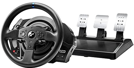 Thrustmaster T300RS GT Steering Wheel Set – Premium Force Feedback Sim Racing Wheel & Pedals for PS5, PS4 & PC | Realistic Driving Simulator for Sim Racing