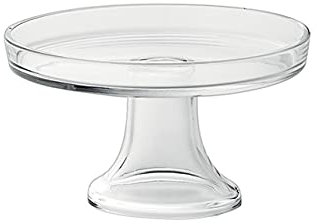 SWEET HOME Alzata tonda per dolci e frutta in vetro trasparente cod.AD00650LU cm 13h diam.21,5 by Varotto & Co.