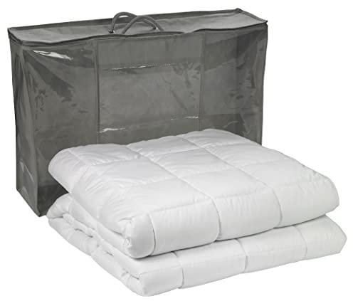 sleepling Gewichtsdecke 155x220, 4 kg, Therapiedecke Erwachsene, Entspannungsdecke gegen Stress und Schlafstörungen, Weighted Blanket, schwere Decke mit Glasperlenfüllung, Made in EU