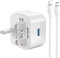 iPhone Fast Charger Plug and Cable 20W Fast Charge for iPhone 14/14 Pro Max/13/13 Pro/12/12 Pro/SE/11/11 Pro/10/XR/8/8 Plus,New Apple i Phone USB C to PD Charging Cable and Plug,Type C Plug and Lead