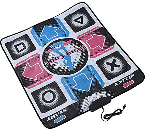 Dance Pad,Dance Dance Revolution,Tanzmatte Für Pc,Tanzmatte Für Kinder Ab 8 Jahre Mädchen,Pc-Tanzmatte,rutschfeste Tanzmatte,Tanzmatte,Tänzerdecke Mit USB Für Pc
