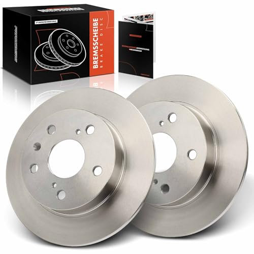 Frankberg Bremsscheibensatz inkl. 2x Bremsscheiben Hinten Voll Ø259mm Kompatibel mit Swift IV FZ NZ Vitara LY SX4 S-Cross JY Replace# 5561161M00