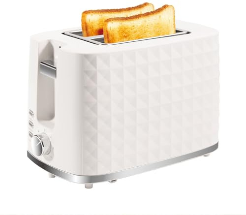 Seydere Toaster 2 Slices, Toasters Wide Slot, Bread Toaster with Cancel, Bagel, Defrost Function, Bagel Toasters with Removable Tray & 6 Temperature Settings, Beige